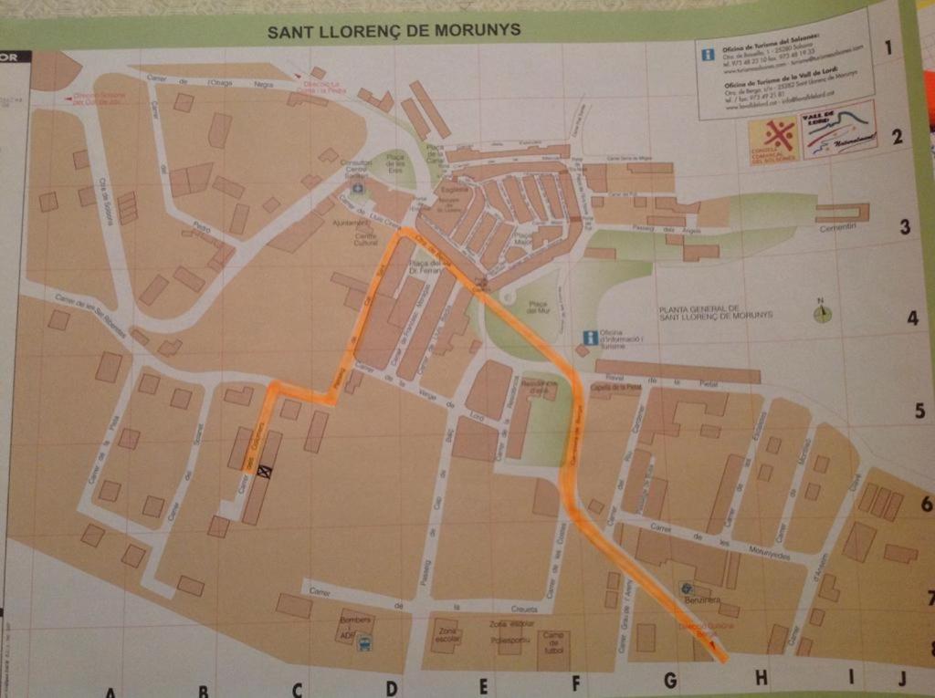 Can Lladoner Sant Llorenc de Morunys Exterior photo